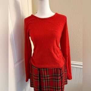 Red Knit Sweater